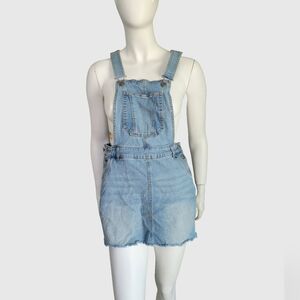 Denim Blue Women's Overall Dress